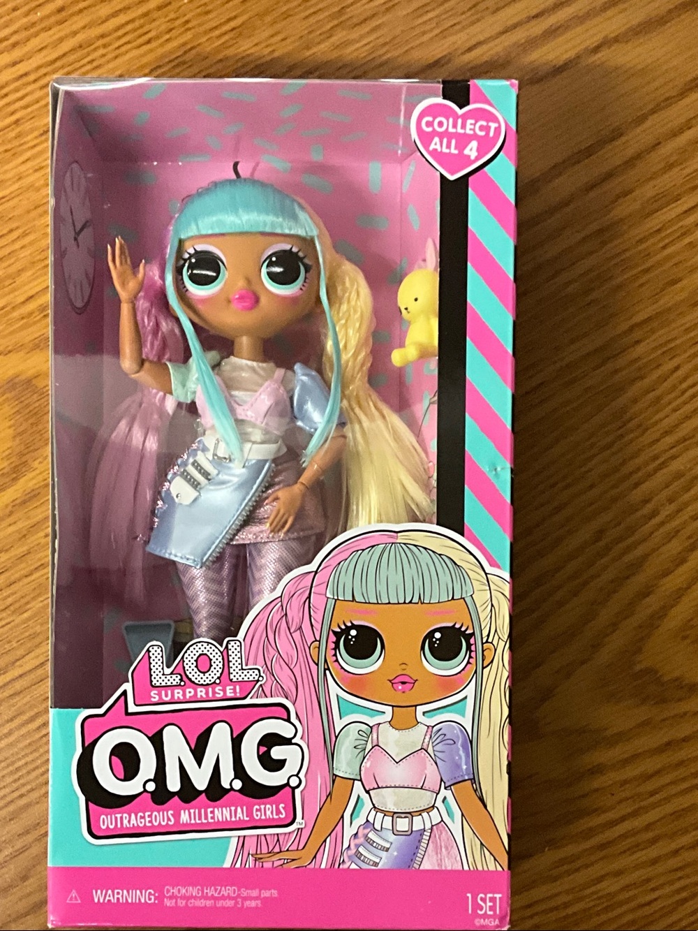 L.O.L. Surprise! Doll with Mint Hair and Blonde Pigtails